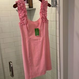 Lilly Pulitzer pink and white fully lined size 6 dress